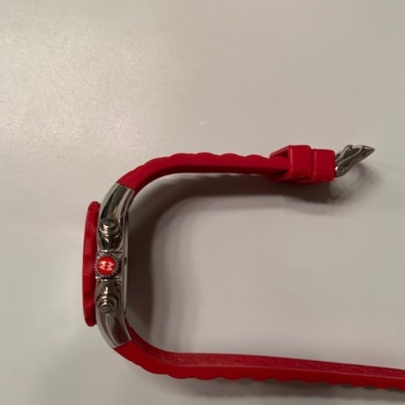 Michele red jelly bean watch main image 6